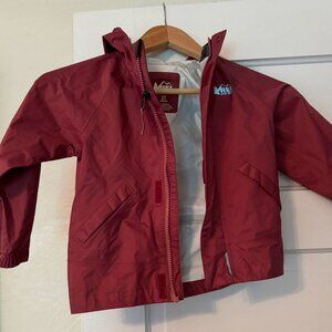 REI Rose/Plumb Colored Rainjacket 3T